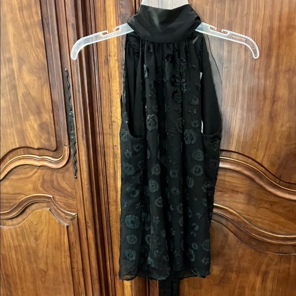 Ramy Brook Pam Top in Black Velvet Floral NEW - Picture 4 of 9